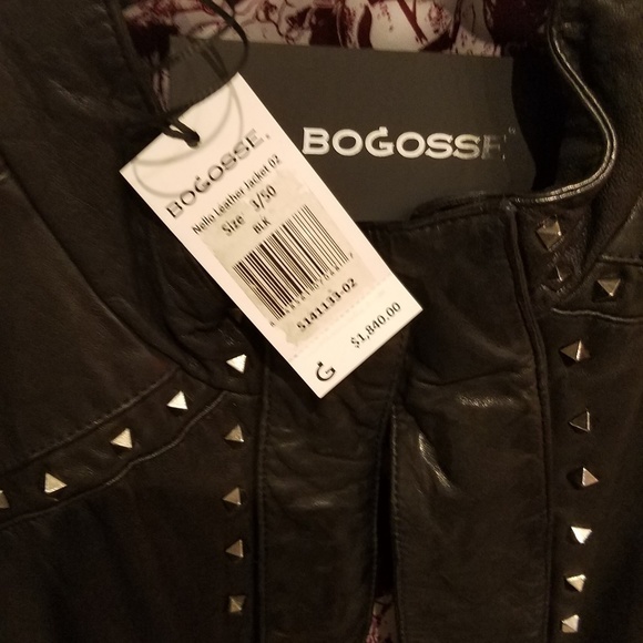 Black vintage leather jacket - Picture 6 of 6